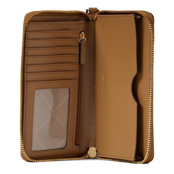 MICHAEL KORS Jet Set Large Husk Leather Multi Function Wristlet Wallet NWT - Picture 3 of 5